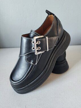 Ganni Platform Buckle Loafer "LIKE NEW"